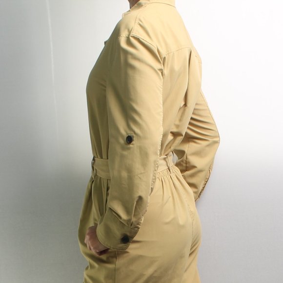 Who What Wear Jumpsuit with Pockets Size Women's Small Khaki Color - Picture 12 of 16